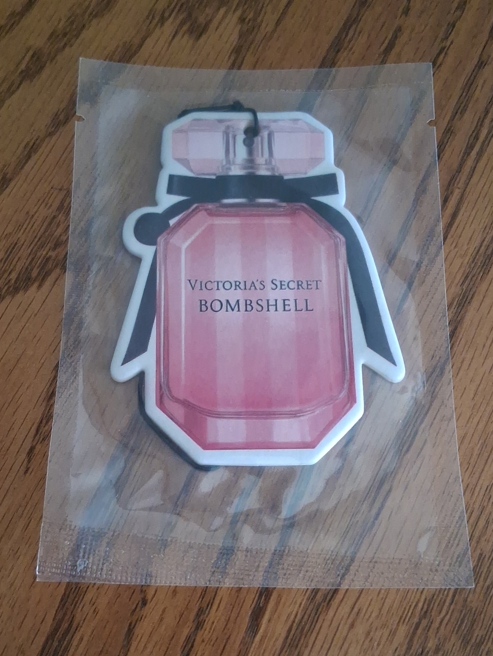 Bombshell fragrance sticker/air freshener